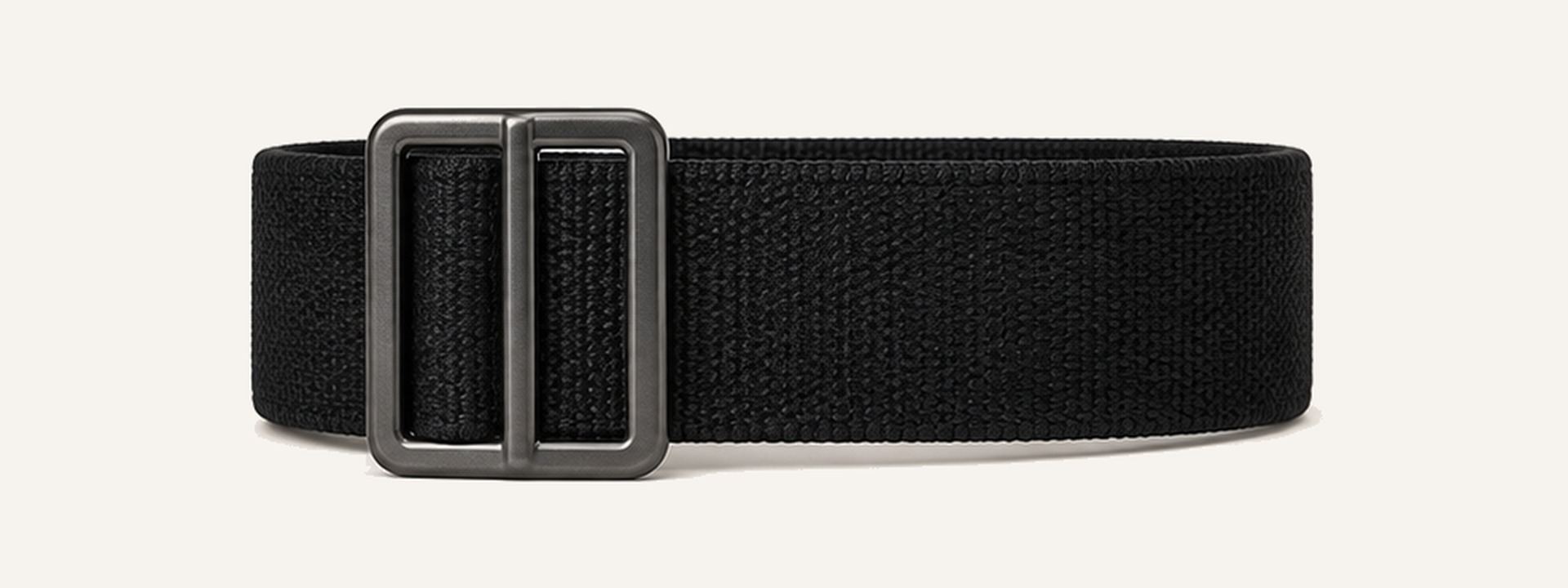 Black double-bar slide webbing - Black