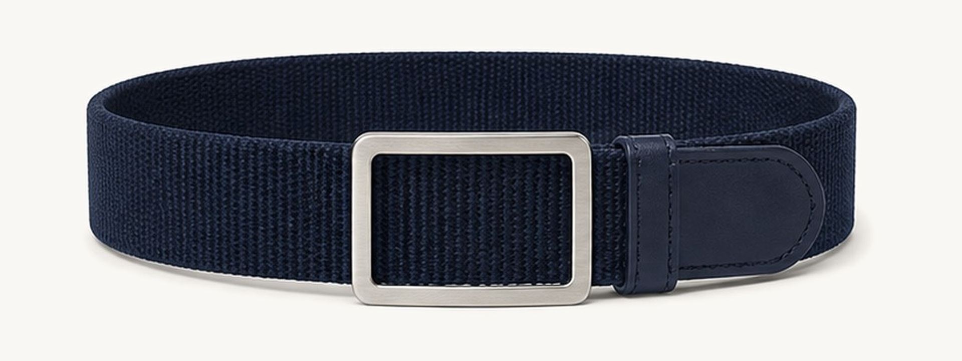 Sliding plaque stretch belt - Navy